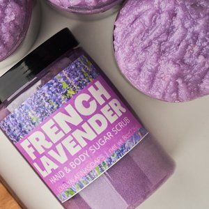 LAVENDER BODY SCRUB, Infused Organic Essential Oil